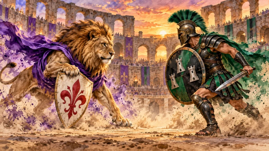 Illustration for the article: Sassuolo–Fiorentina: the lion needs a plan, not just a roar